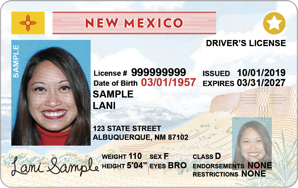 New Mexico REAL ID driver's licenses